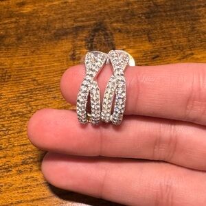 Elegant Diamond Dangle Earrings